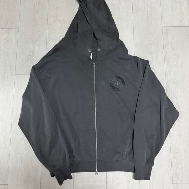 [2]펀치드렁크파티즈 후드집업 차콜