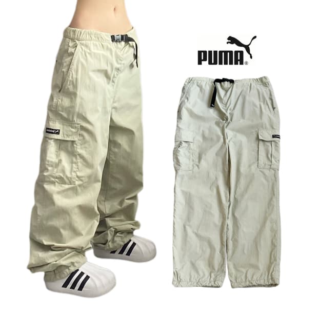 푸마 90s 올드스쿨 바람막이 카고팬츠