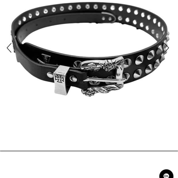 Double Spike Cross Belt