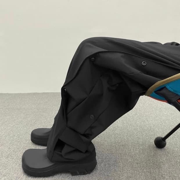 논노드 플렉시블 팬츠 블랙