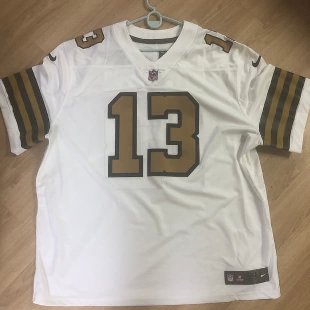 (새거급)나이키NFL뉴올리언스세인츠 베이퍼리미티드져지 마이클토마스