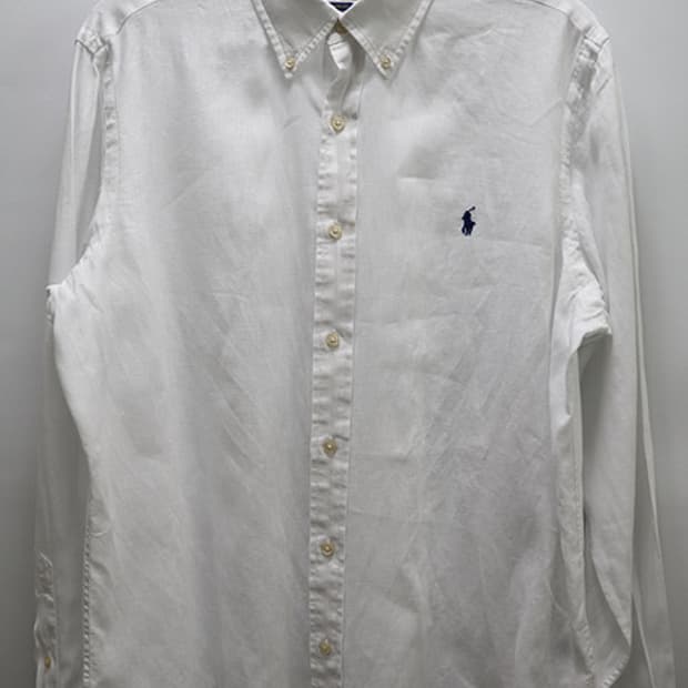 랄프로렌 린넨100% 셔츠 비침 드라이완료