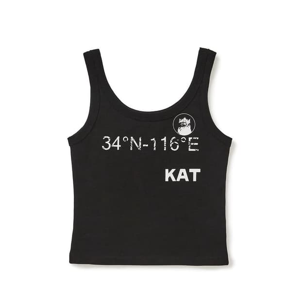 Lcdc KAT PRINT SLIM TANK TOP
