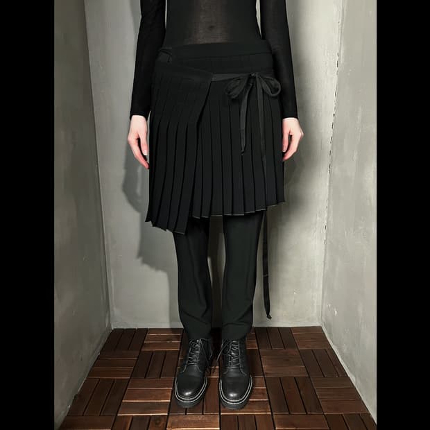 이사벨 마랑 플리츠 랩스커트