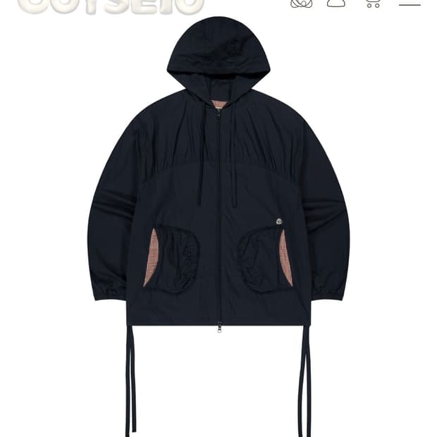 트렌치 후드 코트