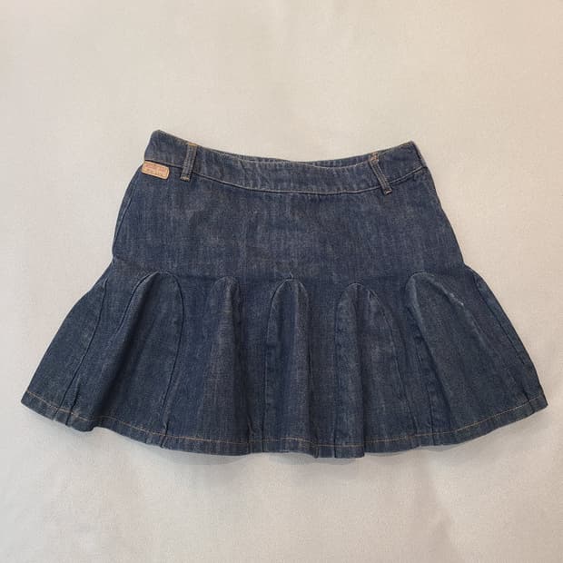 MOSCHINO jeans 모스키노 진 플레어 데님스커트 청스커트 38