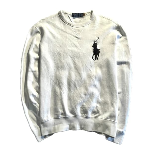 폴로 랄프로렌 빅포니 맨투맨 화이트