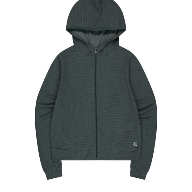 코이세이오 038 스트라이프 집업 차콜