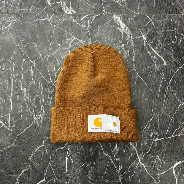 칼하트 x LABROSSEOUL 비니 브라운