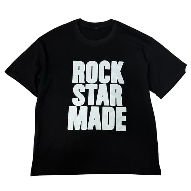 레트로 락스타 로고 반팔티 