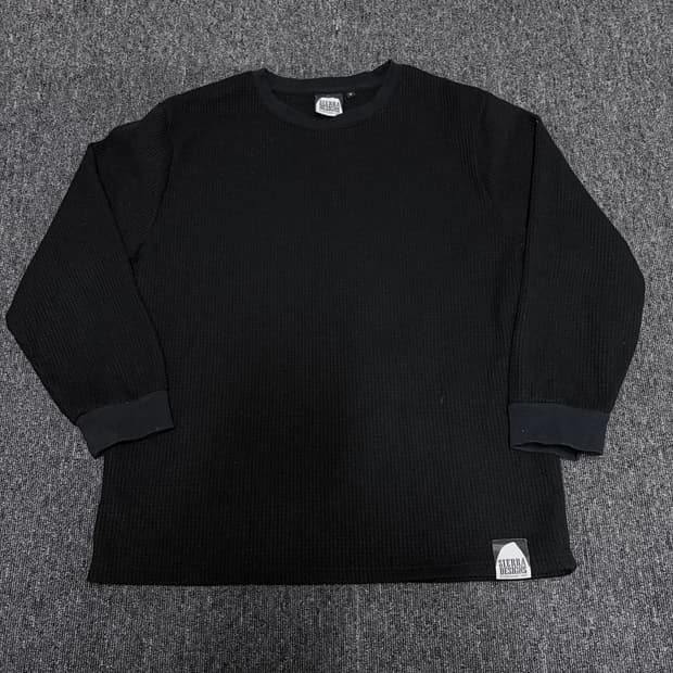 시에라디자인 와플 롱슬리브 