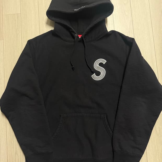 [L] 슈프림 S로고 후드티
