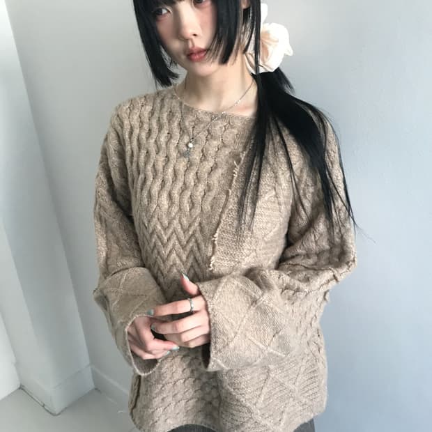 (Vintage)Vintage loose knit