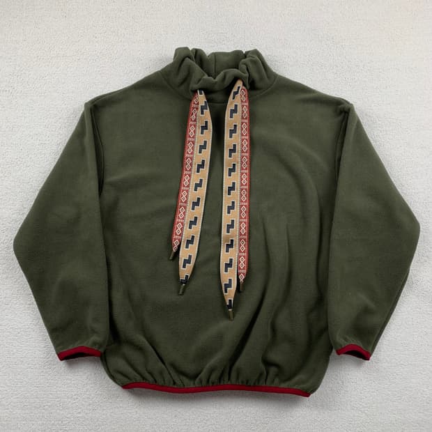 캐피탈 리버스 플리스 쿡넥 맨투맨 카키