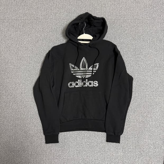 아디다스 파이어버드 후드티 블랙 S