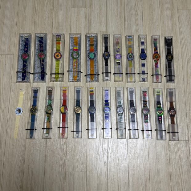 빈티지 스와치 시계 90s–2000s original Swiss Made
