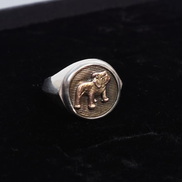 버튼 웍스 Japan 맥 트럭 실버 반지