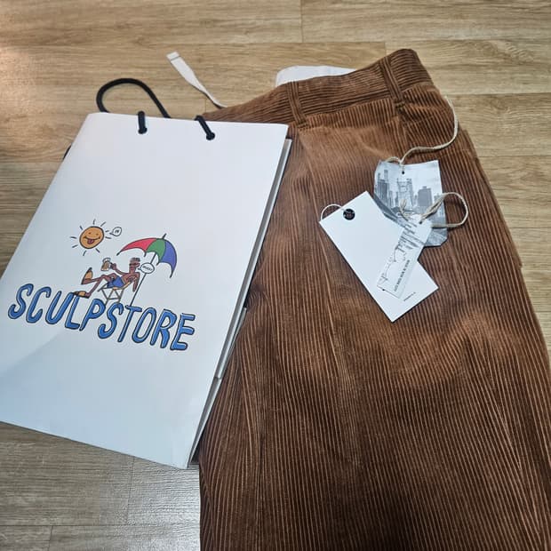 (M)엔지니어드 가먼츠 교듀로이 와이드팬츠