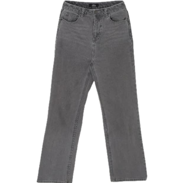 무신사 그레이 스트레이트진