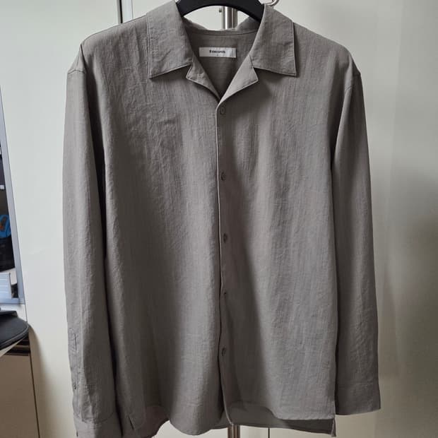 8세컨즈 오픈카라 셔츠