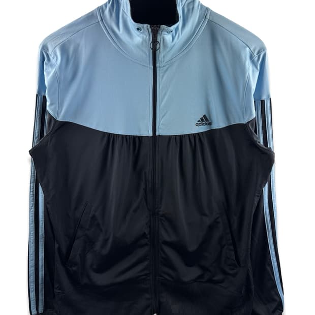 아디다스 스카이블루 배색 트랙져지2745