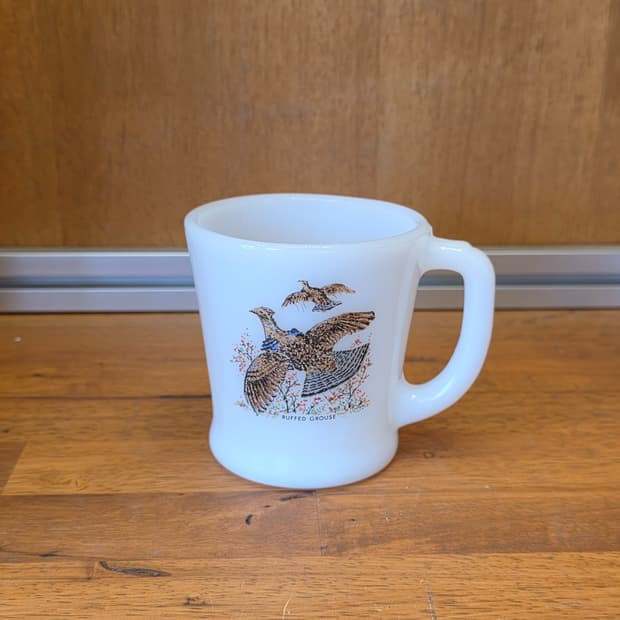 Fire King Game Birds 'Ruffed Grouse' Mug