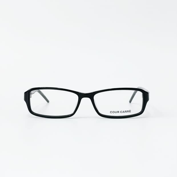 COUR CARRE 블랙 뿔테 데드스탁 빈티지안경