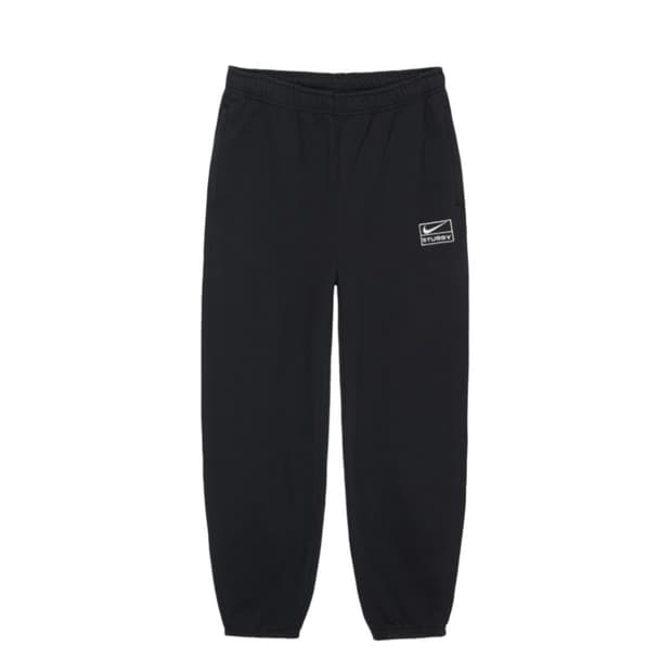 나이키 스투시 플리스 팬츠 블랙