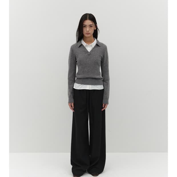 로우타이드 울 스트랩 팬츠 (새상품)