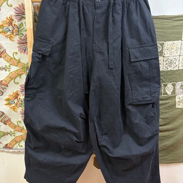 Farmers market 블랙 카고 팬츠 