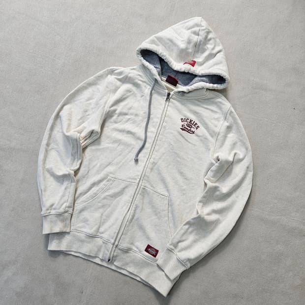 S 디키즈 여성 스몰로고 후드 집업 0401Y