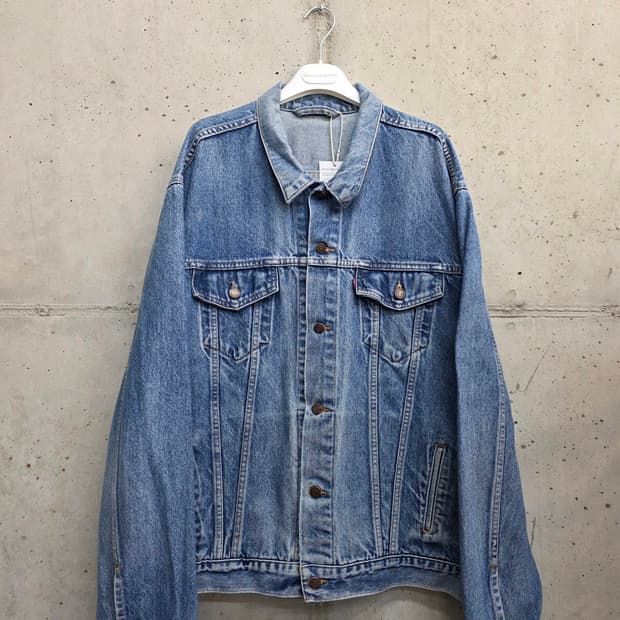 9.[xxl]리바이스 90s made in usa 청자켓 데님 자켓