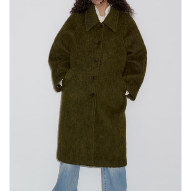 오버듀플레어 overdueflair 헤어리 발마칸 코트