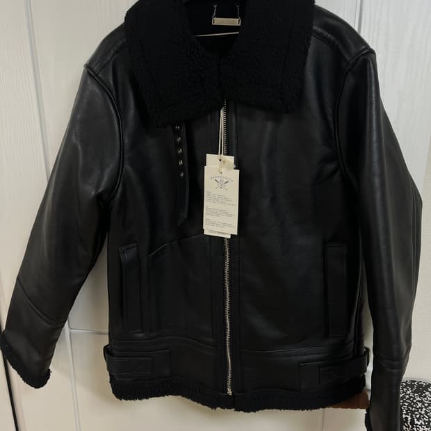 [새상품] 브라운스미스 무스탕 집업 자켓 100사이즈