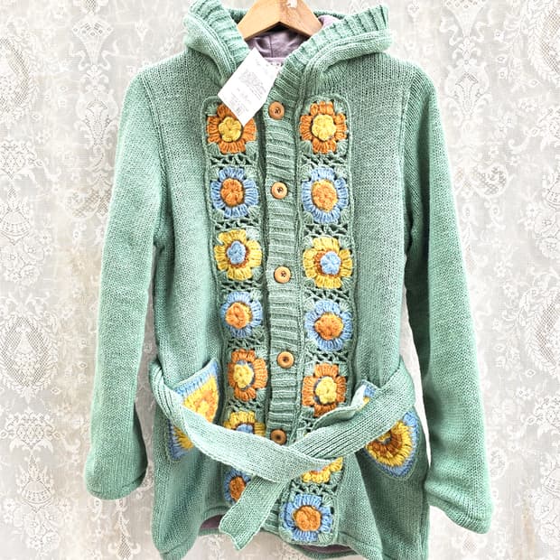 티티카카 페루산 핸드메이드 울 100% 미사용품