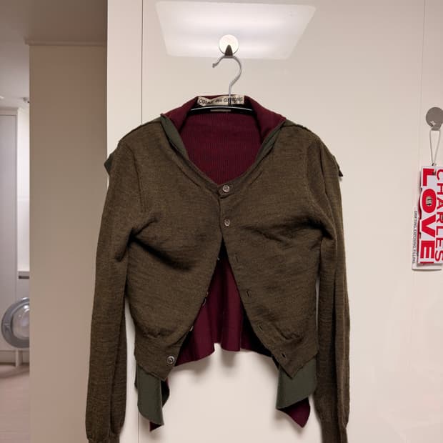 꼼데가르송 레이어드 가디건