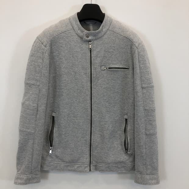 자라 스웻 바이커 블루종 L