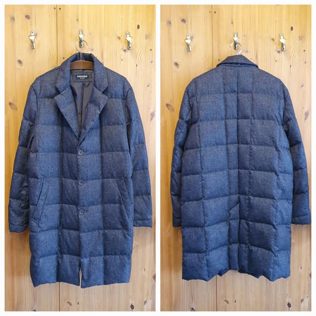 100.레노마 다운 패딩코트