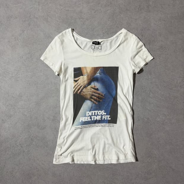 D&G “Dittos Feel The Fit” GraphicT-shirt