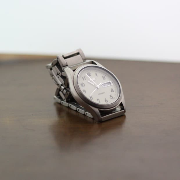 [Seiko] 세이코 빈티지 티타늄 데이데이트 워치