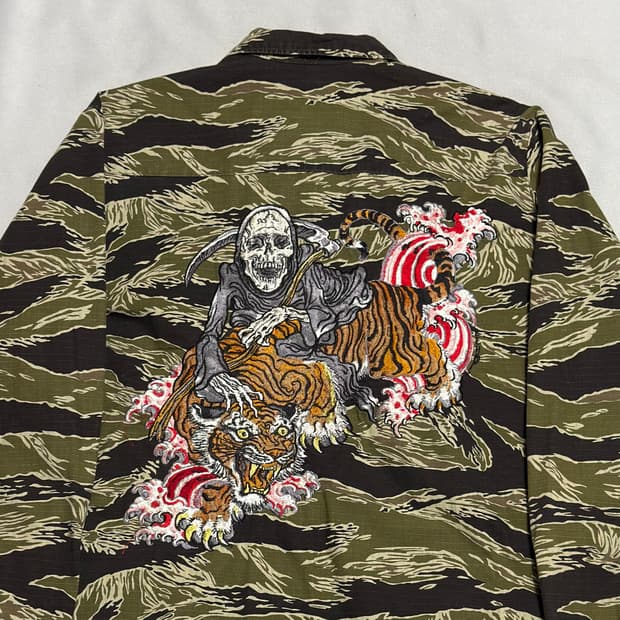 XL 와코마리아 팀리하이 정글퍼티그 카모 자켓 