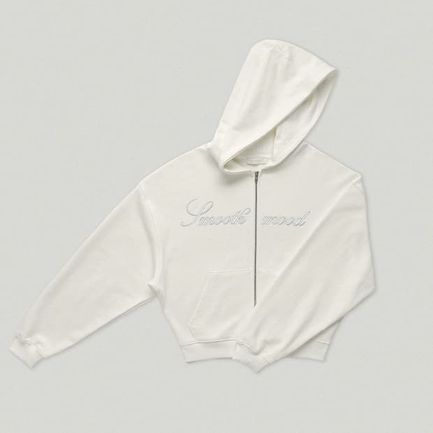 스무드무드 후드집업 아이보리 Drew Hooded Zip Up 스무스무드