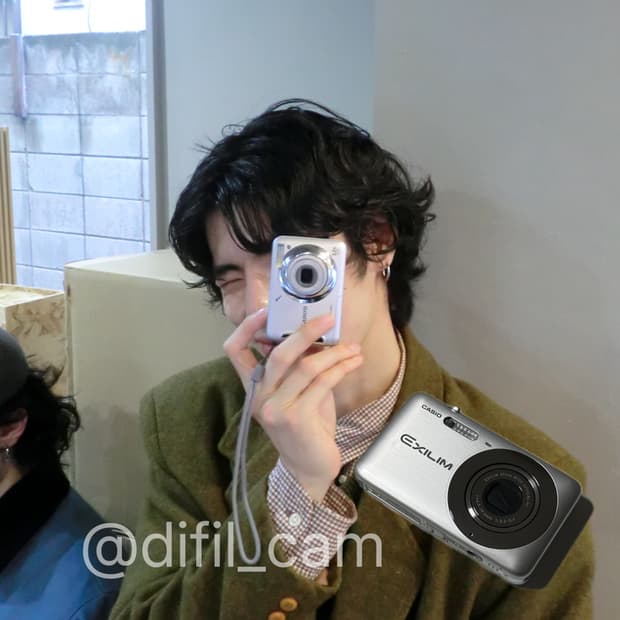 핑크 빛 색감 카시오 엑슬림 ex-z800 작례o