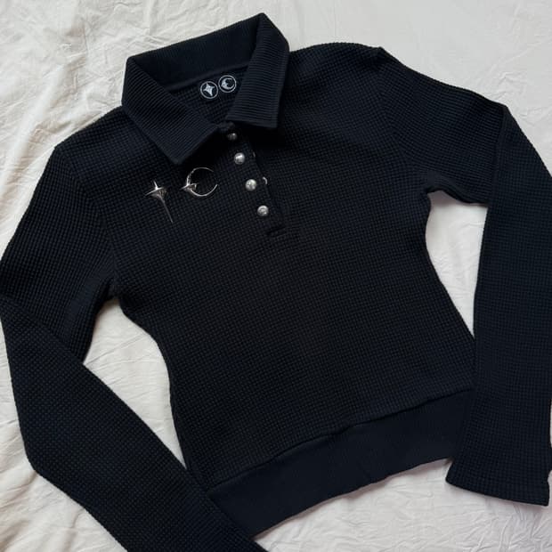 떠그클럽 와플니트 우먼