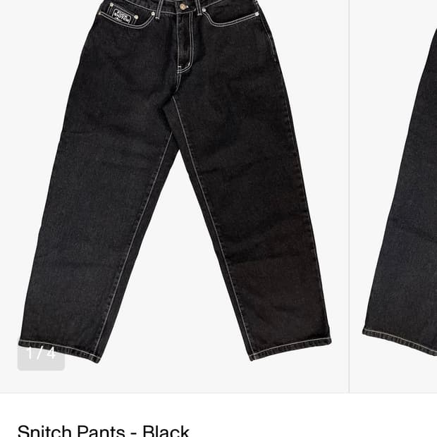 퍽댓너드샵 바지 s