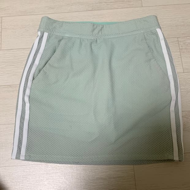 빈티지 아디다스 미니 스커트 민트 골프 치마 삼선 스포티 져지