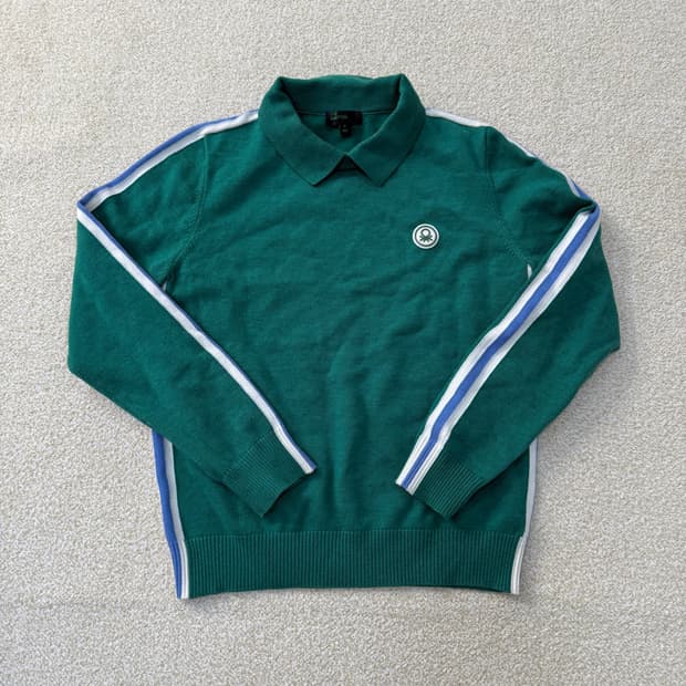 [M] 베네통 여성 그린 울 니트 0115T1