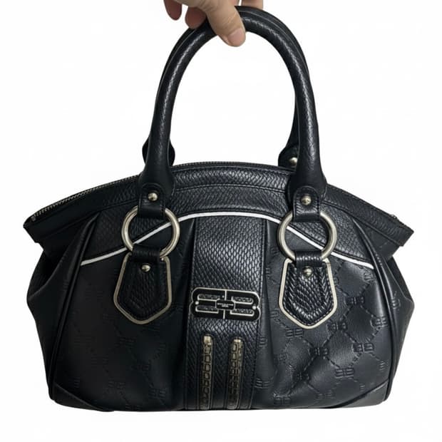 금강 발렌시아가 빈티지 가죽 토트백