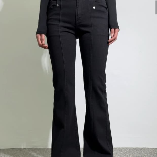 헬레네파리스 데님 팬츠 블랙