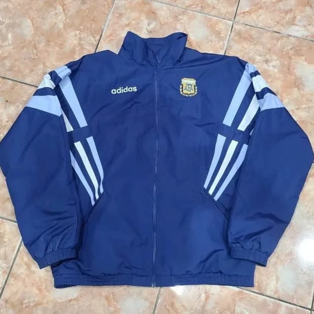 아디다스 1994 아르헨티나 축구국대 레트로 바람막이